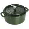 Gusseisen-Auflaufform Staub 40509-356-0 3,8 l grün, rund