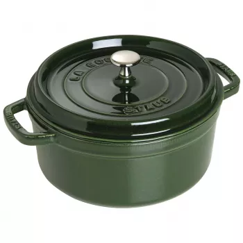 Gusseisen-Auflaufform Staub 40509-356-0 3,8 l grün, rund