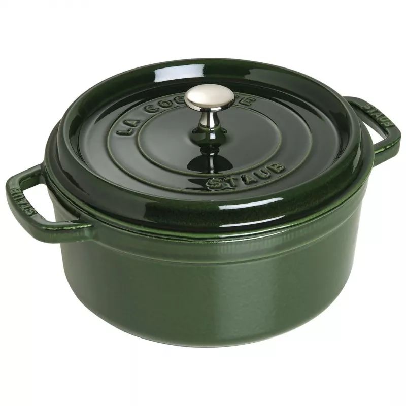 Gusseisen-Auflaufform Staub 40509-356-0 3,8 l grün, rund
