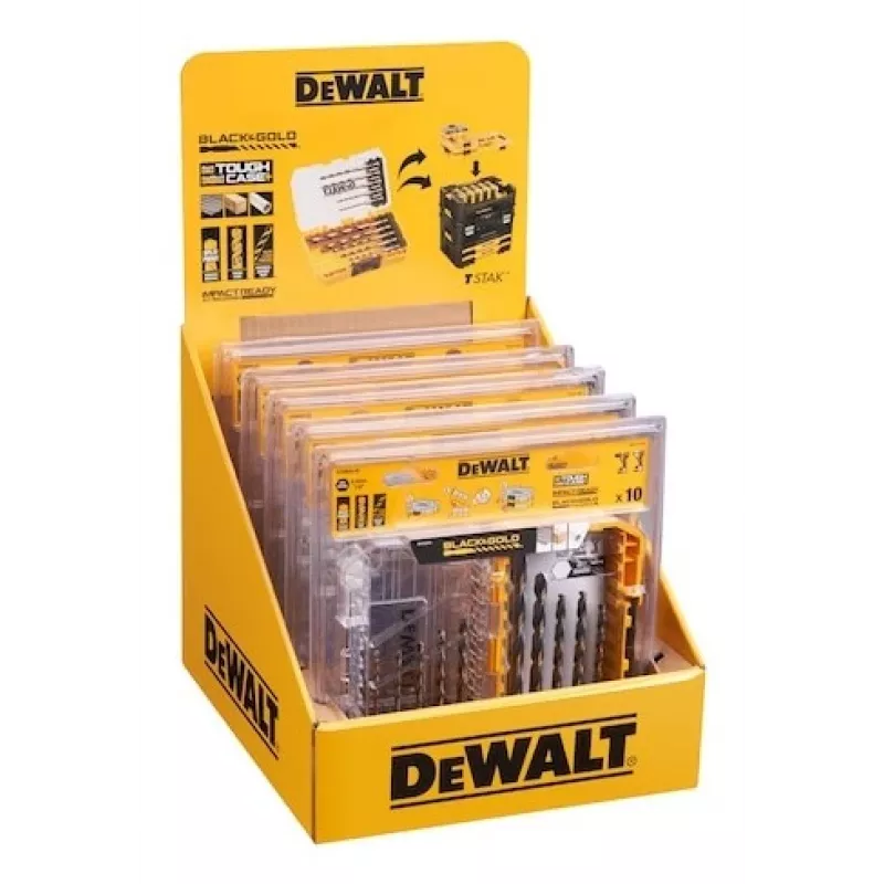 Metallbohrer-Set DeWalt DT20620-QZ 10 Stück HEX 1/4