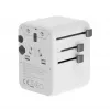 Reiseadapter GEMBIRD TPA-2A3C70-01-W – Steckertyp I, 3× USB-C (70 W), 2× USB-A (18 W), 100–250 V, weiß