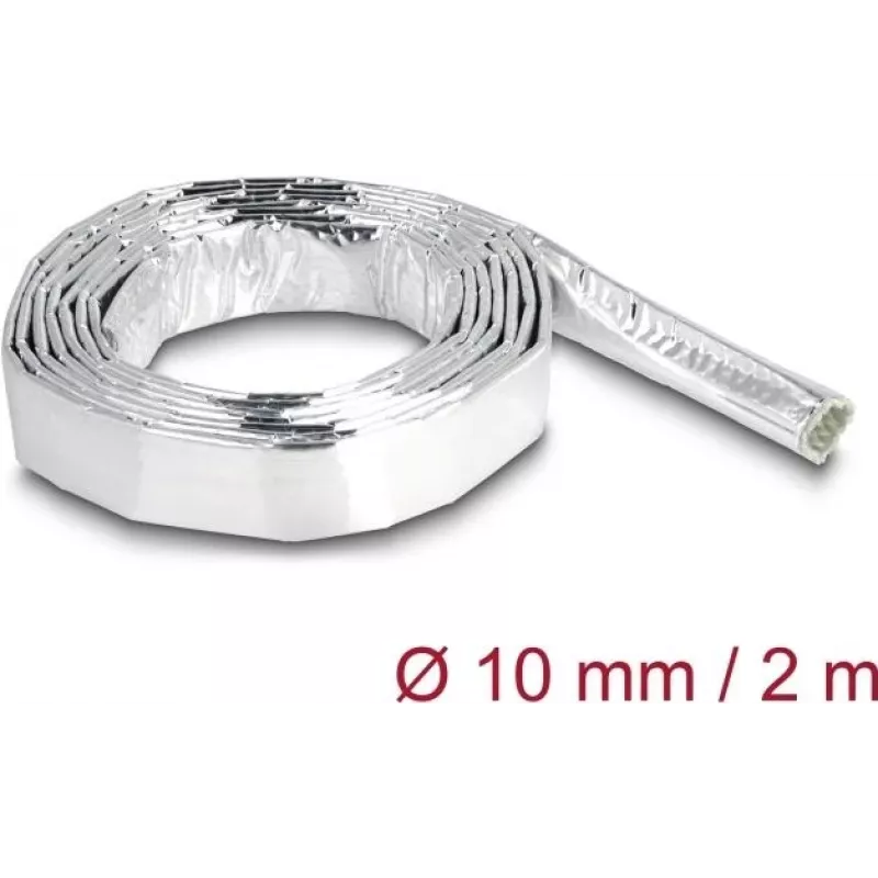Kabelhülle DeLOCK Glasfaser Aluminium 2 m x 10 mm