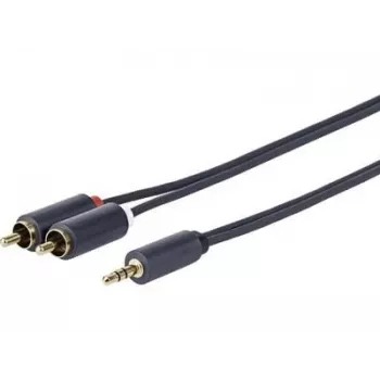 Vivolink PROMJRCA0.5 Audiokabel 0,5 m 3,5 mm 2 x RCA Schwarz