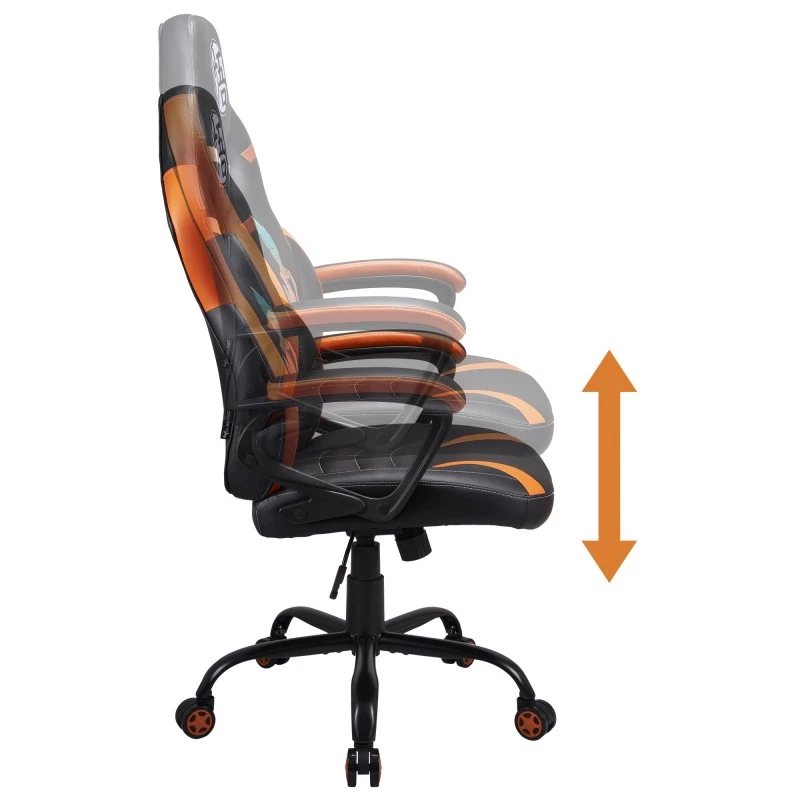 PC-Gaming-Stuhl Subsonic SA5573-D4 gepolsterte Sitzfläche Schwarz Orange