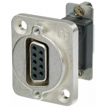 Neutrik NADB9FF Kabeladapter D-SUB Schwarz – Silber (NADB9FF)