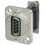 Neutrik NADB9FF Kabeladapter D-SUB Schwarz – Silber (NADB9FF)