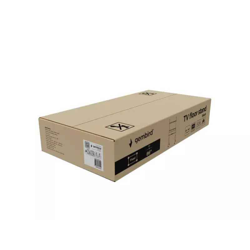 TV-Halterung Gembird TVS-86F-02 2,18 m Schwarz 40 kg 55-86 Zoll