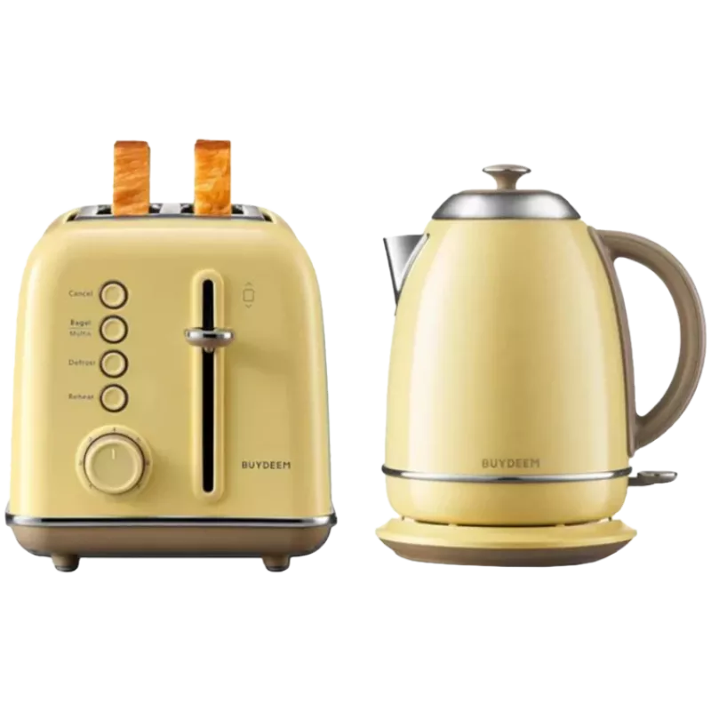 BUYDEEM 2-Scheiben-Toaster, Modell DT620E, Farbe Mellow Yellow, EU