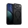 Crong Hybrid Frost MAG Cover Case mit MagSafe für iPhone 17 Pro Max Frosted Schwarz