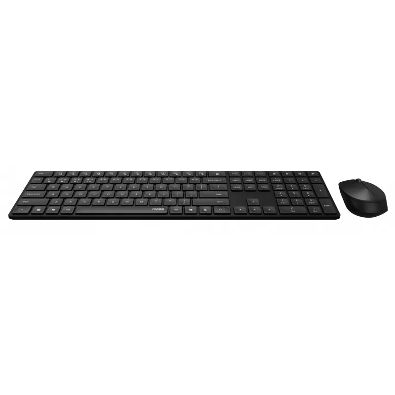 Kabellose Maus RAPOO 8020M Schwarz — 2,4 GHz optisch, kompaktes tragbares Design