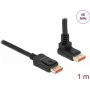 DisplayPort-Kabel DeLOCK 87054 8K 60Hz 1m abgewinkelt