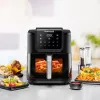 Heißluftfritteuse Rommelsbacher FRH 1700 Single 8 L Standgerät 1700 W mit 10 Programmen und LED-Anzeige