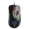 Glorious Gaming Glorious Model D Maus Glossy (Schwarz), Rechtshändig, Optisch, USB Typ-A, 12000 DPI, 1 ms, Schwarz