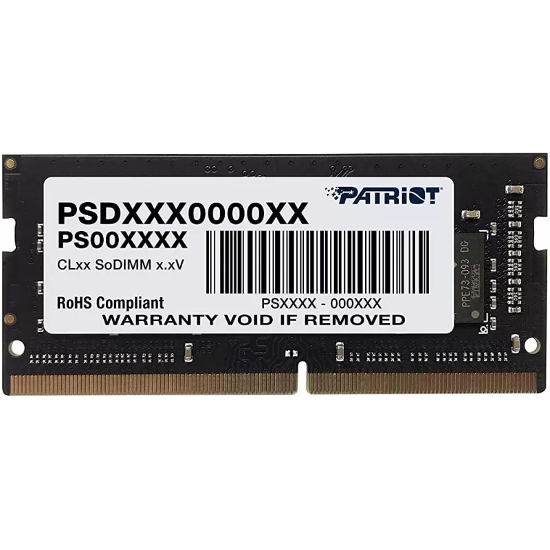 Laptop-Speichermodul PATRIOT PSD48G213381S 8 GB DDR4 2133 MHz 260-Pin SO-DIMM 1,2V
