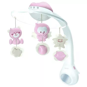Baby-Musikbox B-kids 3in1 Infantino 150302050 – puderrosa, 3-in-1Beruhigungsspielzeug