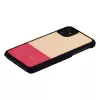 Smartphone-Hülle man and wood für iPhone 11 — Schwarz, asymmetrisches Design