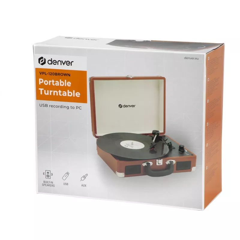 Plattenspieler Denver VPL-120BROWN
