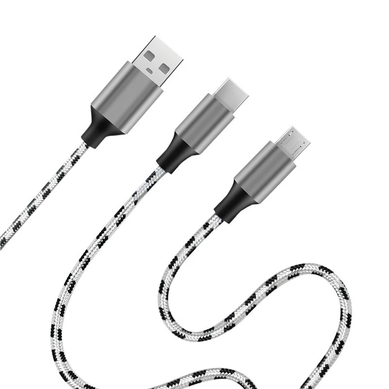 LogiLink CU0202 USB-Kabel USB 2.0 1,2 m USB A USB C/Micro-USB A Grau