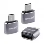 Intenso 3er-Pack USB-Adapter USB-A -> USB-C C480C Aluminium