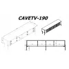 Cama VERA TV-Schrank 190x40x50 Kaschmir matt