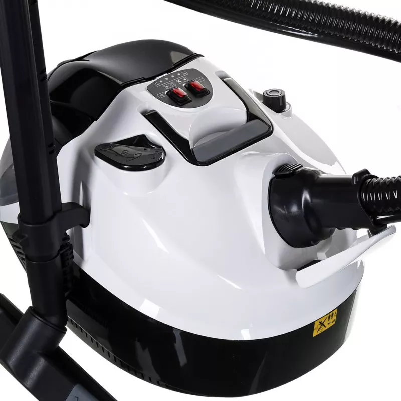 SV 7, Zylinder-Dampfreiniger, 0,5 l, schwarz, grau, weiß, Tasten, fest, 50 cm