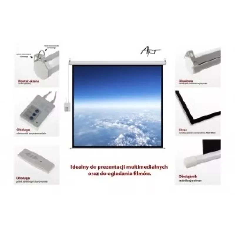 Elektrische Leinwand 16:9 106 mit Fernbedienung 234x131 cm FS-106 16:9