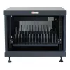 Rack-Regal TECHLY 367652 Kabel-Organizer mit 3M-Klebebefestigung, Stahl, 550×550×410 mm, schwarz