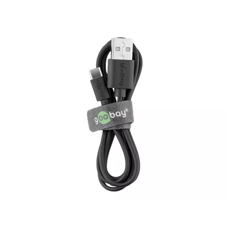Goobay | USB-C Lade- und Synchronisationskabel (USB-A > USB-C) | 59124 | USB-C Stecker | USB 2.0 Stecker (Typ A)