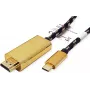 ROLINE 11.04.5844 USB-Grafikadapter 3840 x 2160 Pixel Schwarz - Gold (11.04.5844)