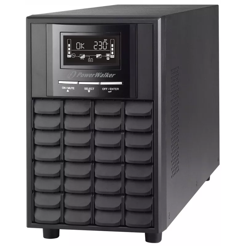 Unterbrechungsfreie Stromversorgung PowerWalker VI 1100 CW FR, Line-Interactive, 1,1 kVA (770 W), LCD, EPO, RS-232
