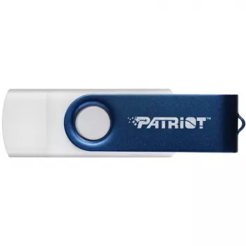 USB-Flash-Laufwerk PATRIOT Xporter X550 128 GB, Dual-Interface USB-A und USB-C 3.2 Gen 1, blau/weiß