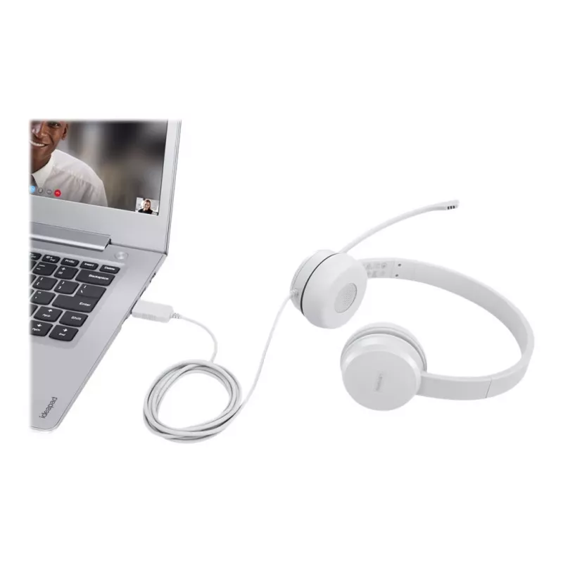 Lenovo GXD1E71385 Kopfhörer/Headset Kabelgebunden Handgelenk Anrufe/Musik USB Typ-A Grau