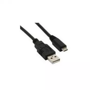 USB-Kabel S/CONN 3m USB2.0 A- microUSB2.0 B Schwarz