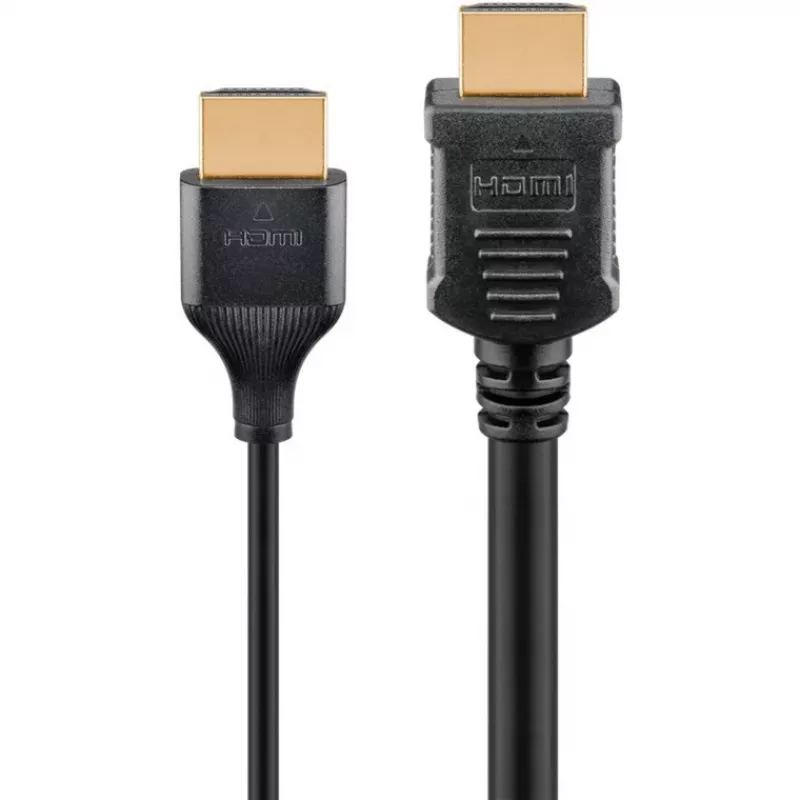 Goobay HDMI-Kabel 5 m Typ-A-Stecker – Typ-A-Stecker 18 Gbit/s Schwarz