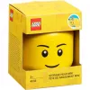 Room Copenhagen LEGO Aufbewahrungskopf „Boy“ mini – Aufbewahrungsbox für kleine Steine und Spielzeug