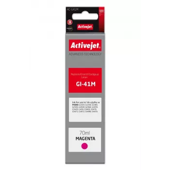 Tintenflasche ActiveJet AC-G41M für Canon-Drucker, kompatible Alternative für Canon GI-41M, 70 ml, lila