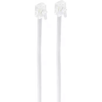 Telefonkabel ShiverPeaks BS70086-W 6 m Weiß