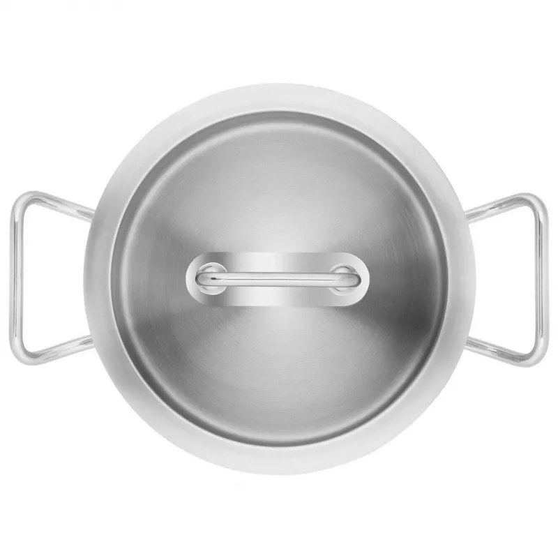 Kochtopfset ZWILLING 65120-005-0 — 5-teilige Edelstahltöpfe, Deckel, ofen- und spülmaschinenfest, Antihaftbeschichtung, max. 200°C