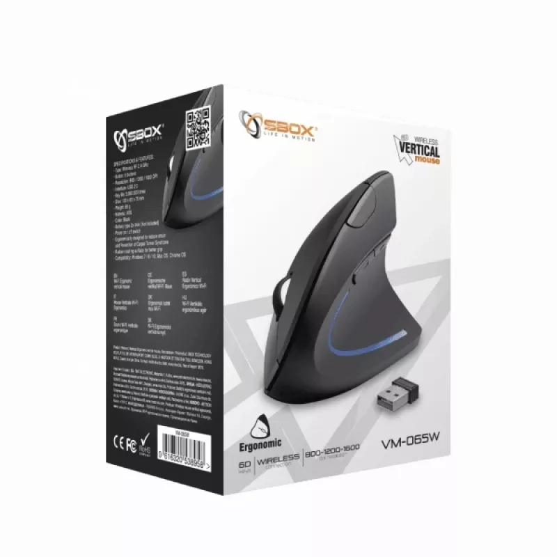 Sbox VM-065W Vertikale Maus