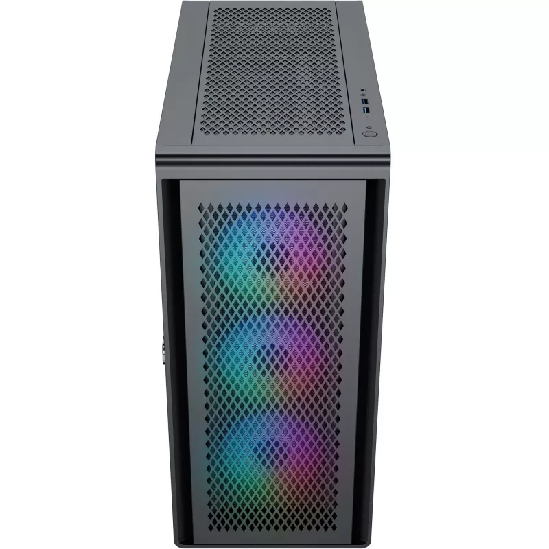 PC-Gehäuse Silentware Air 100 Schwarz — Mid-Tower ATX-kompatibles Gehäuse, schwarz