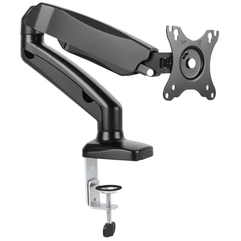 Monitorhalterung MONTIS MT014 für 1 Display, Tischmontage, Gasfeder-Höhenverstellung, für Bildschirme bis 81,3 cm (32 Zoll), max. Belastung 8 kg, schwarz