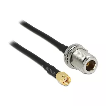 Koaxialkabel DeLOCK 88845 1,5 m Schwarz