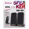 DEFENDER SPK-225 Kabelgebundene 2.0-Lautsprecher, 4 W RMS, USB/DC 5 V, 3,5 mm, schwarz