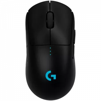 Gaming-Maus Logitech G PRO 2 LIGHTSPEED RF Wireless, HERO 2-Sensor, 32000 DPI, 1 ms, 8 Tasten, beidhändig, 95 h Akku