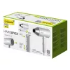 Haartrockner Maestro MR-213 2100W klappbarer Griff, 2 Geschwindigkeiten, Kaltstufe, doppelwandiger Konzentrator, Silber