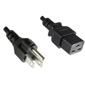 Microconnect PE110518 Stromkabel Schwarz 1,8 m C19-Kupplung
