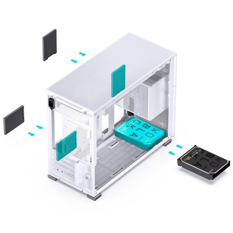 PC-Gehäuse Jonsbo D31 MESH Midi Tower Weiß