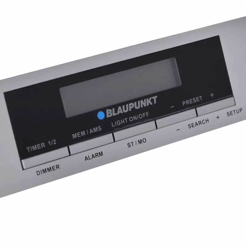 Küchenradio BLAUPUNKT KR14BT mit Bluetooth, UKW, LED-Anzeige, 2x0.8W, Netz/Batterie, grau