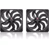 Noctua NF-A14x25 G2 PWM Sx2-PP chromax.Schwarz 140mm Doppellüfter-Set