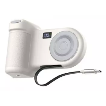 Aktiver Telefonhalter Belkin Stage PowerGrip — für Mobiltelefone, 9300 mAh, Sand